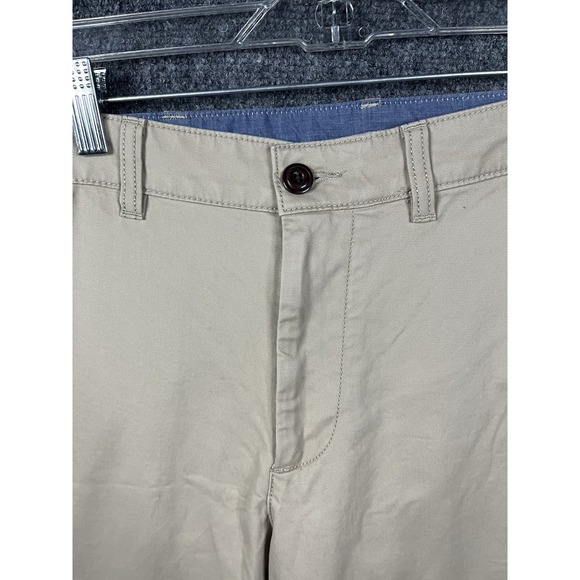 LLBean Standard Fit Chinos Khaki Men Straight Leg Cotton Spandex Pants‎ 36x30 - Picture 5 of 13